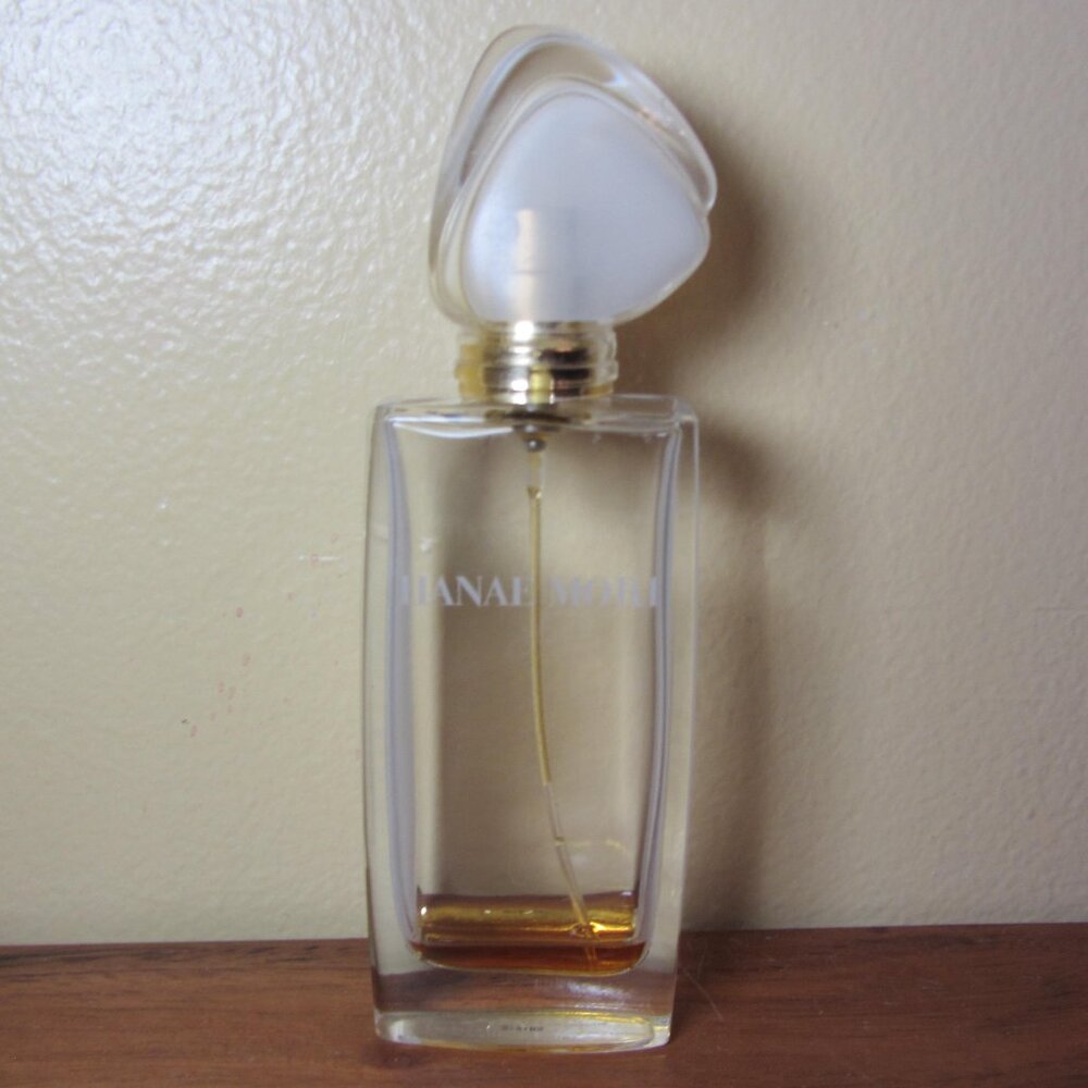 hanae mori 1.7 oz empty perfume bottle vanity décor crafting (C235)